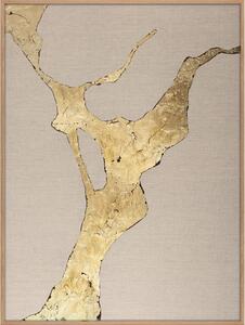 Ręcznie malowany obraz 90x120 cm Wild Horizon Gold – Malerifabrikken