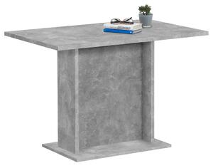 FMD Stół jadalniany, 110 cm, betonowy szary