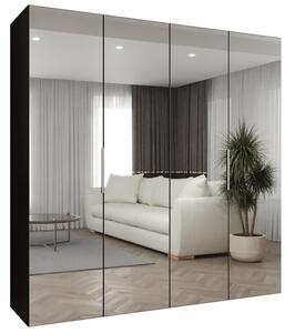 Szafa uchylna otwierana Marbella 3 200 wys. 202 cm czarny + u. kaszmir