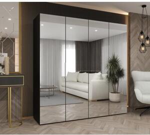 Szafa uchylna otwierana Marbella 3 200 wys. 202 cm czarny + u. kaszmir