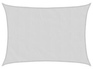 Żagiel przeciwsłoneczny, jasnoszary, 7x5 m, 100% poliester