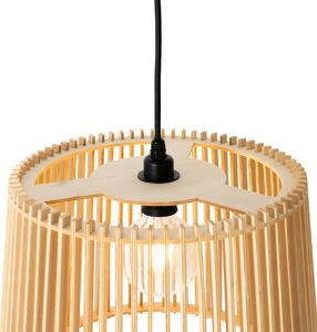 Zewnetrzna Wiejska lampa wisząca zewnętrzna drewniana IP44 - Jayla Oswietlenie zewnetrzne