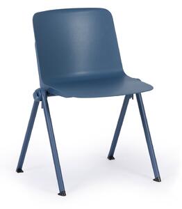 Krzesło konferencyjne PLUS, niebieski