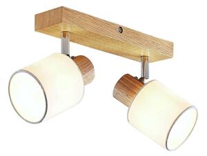 Lindby - Wanessa 2 Lampa Sufitowa Wood/White