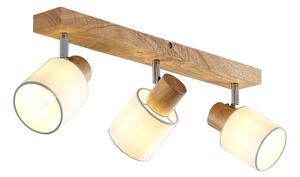 Lindby - Wanessa 3 Lampa Sufitowa Wood/White Lindby