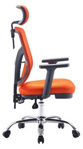Fotel ergonomiczny ANGEL biurowy obrotowy jOkasta Pomarańczowa
