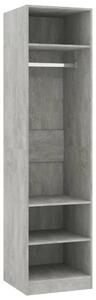 Szafa, kolor betonowy szary, 50x50x200 cm, płyta wiórowa