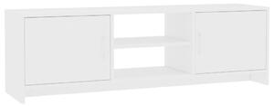 Szafka pod TV, biała, 120x30x37,5 cm, materiał drewnopochodny
