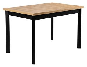 Stół LOFT Rozkładany Czarne Nogi 150/120x80