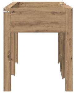 Łóżko piętrowe dla dzieci dąb rzemieślniczy 75 x 190 cm