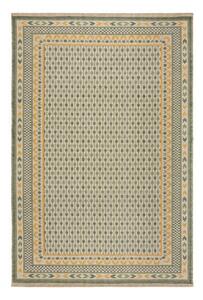 Zielony dywan z mieszanki juty 200x290 cm Mara Jute Border – Flair Rugs