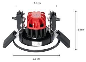 Arcchio - Cyrian LED Wbudowany Reflektor Punktowy IP65 Black Arcchio