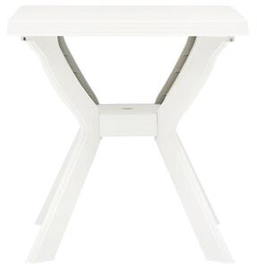 Stolik bistro, biały, 70x70x72 cm, plastikowy