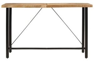 Stolik barowy, 180x70x107 cm, lite drewno mango i żelazo