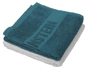 Ręcznik dla gości PURECOTTON 100% bawełna - 30 x 50 cmZestaw 2 sztuk: Petrol Blue & Biały - 100% Bawełna - 30x50 cm