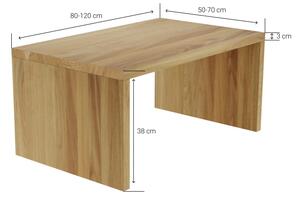 Stolik kawowy Solid Wood, wyjątkowa trwałość litego drewna, idealny do salonu