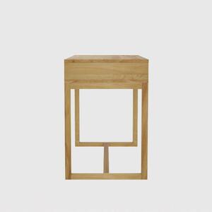 Biurko drewniane Easy Wood - solidne z szufladami do domu i biura