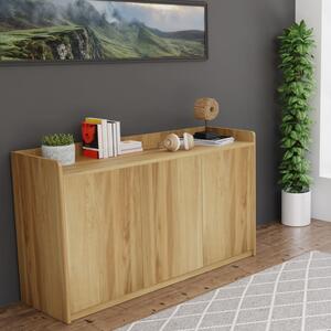 Komoda drewniana Vidi - designerska drewniana komoda do biura i salonu, z litego drewna