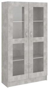 Witryna, szarość betonu, 82,5x30,5x150 cm