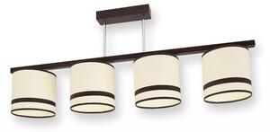 Lampa sufitowa plafon żyrandol 4 abażur E27 ROMIR