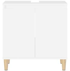 Szafka pod umywalkę, biała, 58x33x60cm, materiał drewnopochodny