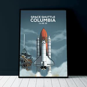 Plakat - Podbój Kosmosu - Columbia