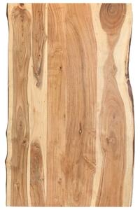 Blat, lite drewno akacjowe, 100x(50-60)x3,8 cm