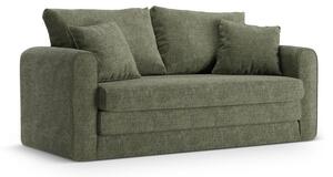 Zielona rozkładana sofa 158 cm Lido – Micadoni