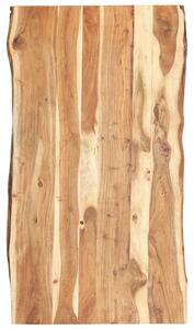 Blat, lite drewno akacjowe, 118x(50-60)x3,8 cm