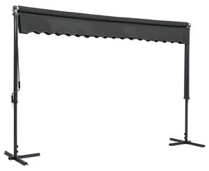 Zadaszenie wolnostojące, 400x300 cm, antracytowe