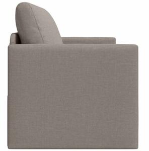 Sofa bed ciemnoszary 124 x 71 x 78 cm aksamit