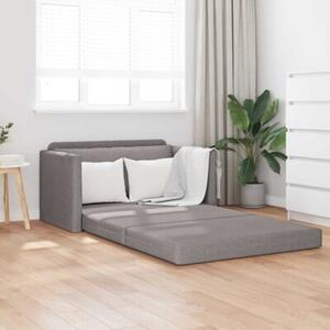 Sofa bed ciemnoszary 124 x 71 x 78 cm aksamit