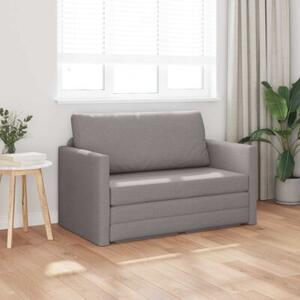 Sofa bed ciemnoszary 124 x 71 x 78 cm aksamit