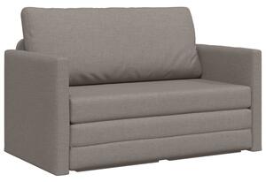 Sofa bed ciemnoszary 124 x 71 x 78 cm aksamit