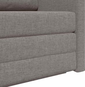 Sofa bed ciemnoszary 124 x 71 x 78 cm aksamit