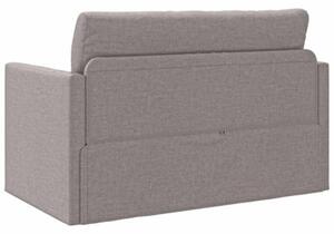 Sofa bed ciemnoszary 124 x 71 x 78 cm aksamit