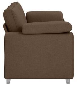 Sofa brÄ zowy 180 x 77 x 82 cm tkanina