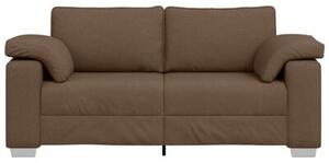 Sofa brÄ zowy 180 x 77 x 82 cm tkanina