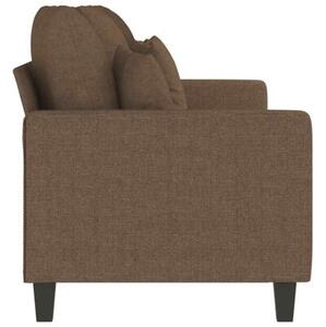 Sofa 3-osobowa, brÄ zowa, 180 cm, tapicerowana tkaninÄ