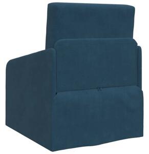 Sofa bed niebieski 65 x 80 x 83 cm aksamit