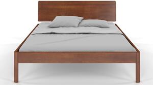 Łóżko drewniane bukowe Visby AMMER / 90x200 cm, kolor orzech
