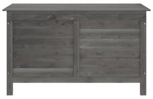 Skrzynia ogrodowa, antracytowa, 99x49,5x58,5 cm, drewno jodłowe