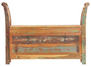 Ławka do przedpokoju, 103x33x72 cm, lite drewno z odzysku