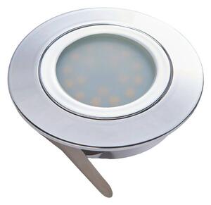Lindby - Andrej Round LED Wbudowany Reflektor Punktowy 3 pcs. Chrome Lindby