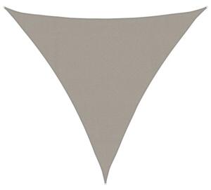 Żagiel przeciwsłoneczny, 160 g/m², jasnoszary, 4,5x4,5x4,5 m