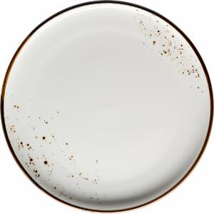 Mäser Talerz deserowy Pintar White brązowe kropki22,5 cm