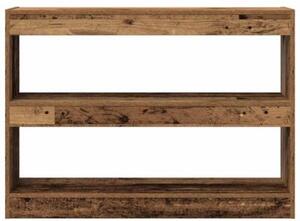 Półka na książki stare drewno 100 x 30 x 72 cm