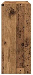 Półka na książki stare drewno 100 x 30 x 72 cm