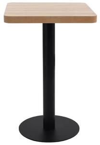 Stolik bistro, jasnobrązowy, 50x50 cm, MDF