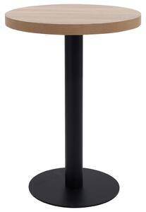 Stolik bistro, jasnobrązowy, 60 cm, MDF